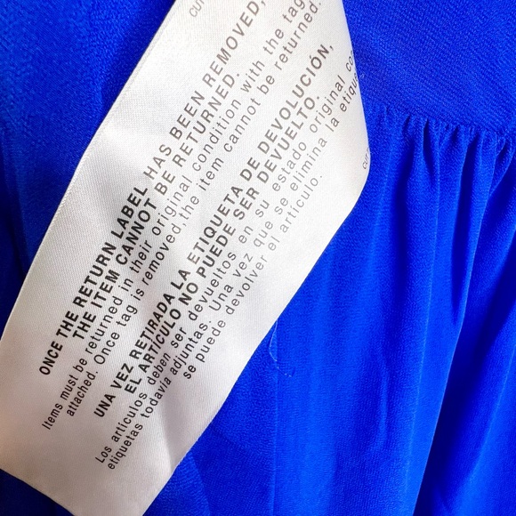 Dress the Population Paola Fit and Flare Mini Dress in Blue Size Large - Picture 9 of 10